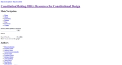 Desktop Screenshot of comparativeconstitutions.org
